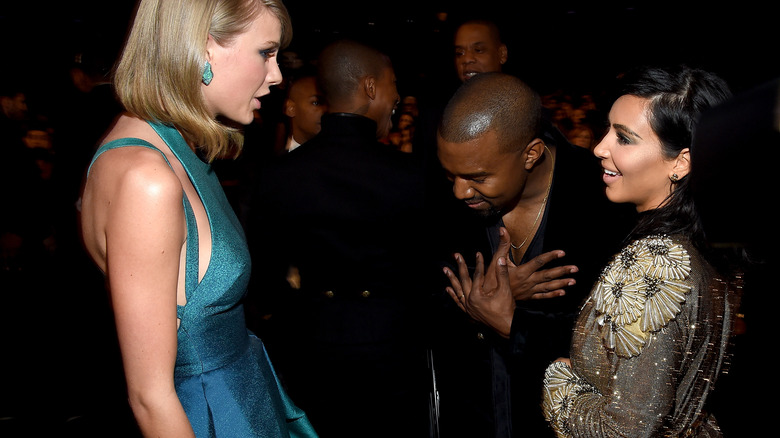 Taylor Swift, Kanye West et Kim Kardashian