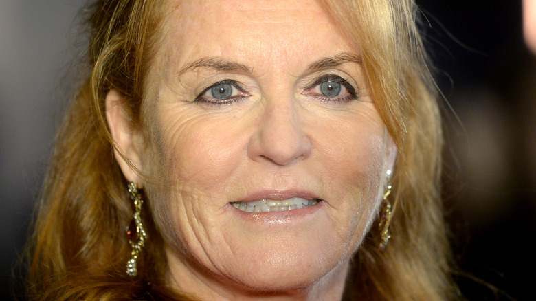 Sarah Ferguson posant