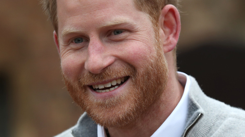 Prince Harry souriant