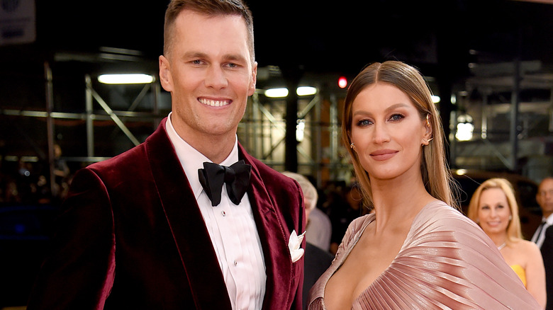 Tom Brady et Gisele Bündchen posent