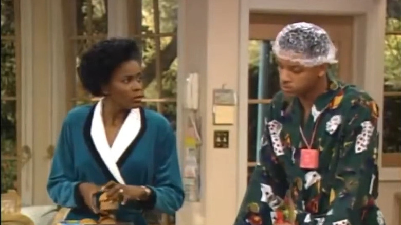 Janet Hubert et Will Smith comme tante Viv et Will 