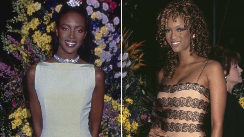 Naomi Campbell et Tyra Banks