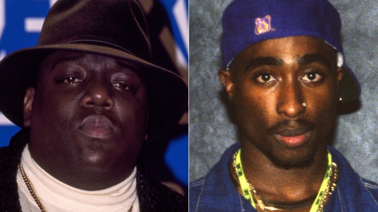 Image partagée entre Biggie Smalls et Tupac Shakur