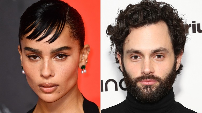 Penn Badgley et Zoë Kravitz se partagent l'image