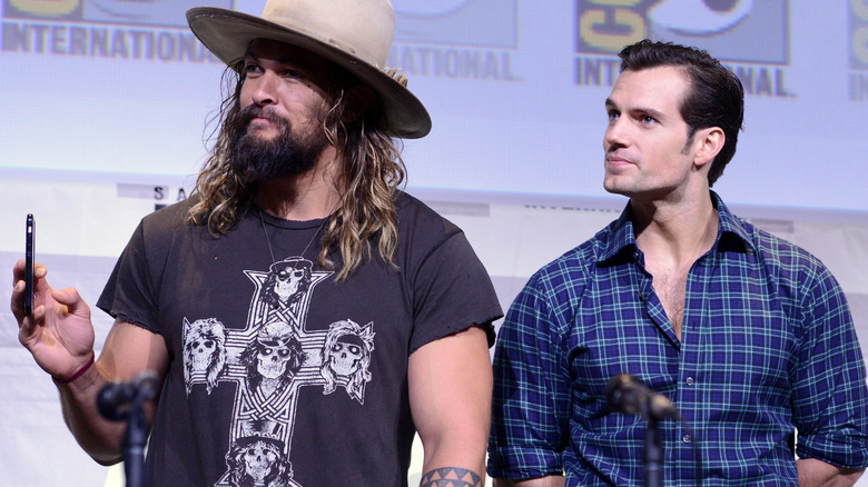 Jason Momoa et Henry Cavill au Comic-Con