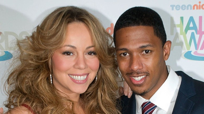 Mariah Carey et Nick Cannon souriant ensemble