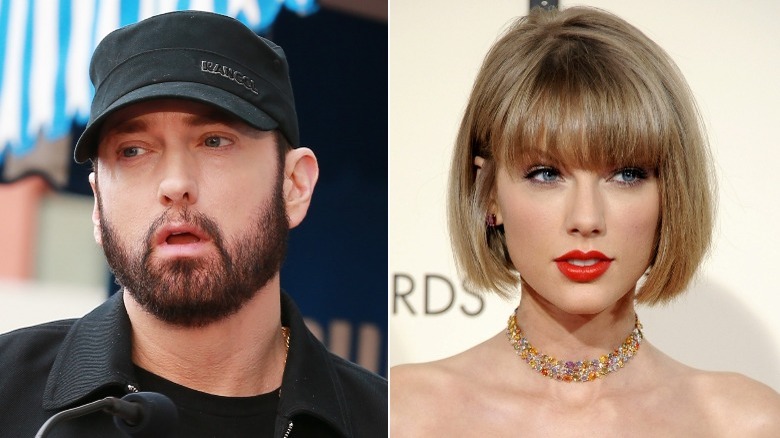 Eminem et Taylor Swift côte à côte