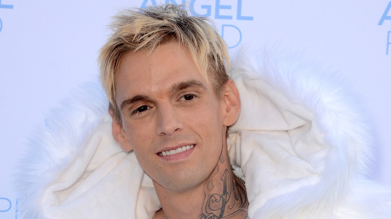 Aaron Carter sur tapis rouge