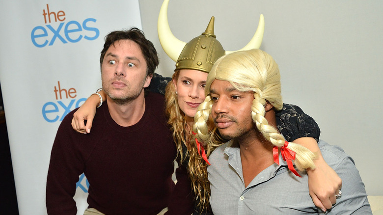 Zach Braff avec CaCee Cobb et Donald Faison