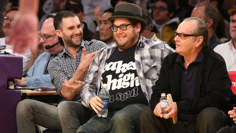 Adam Levine, Jonah Hill et Jack Nicholson