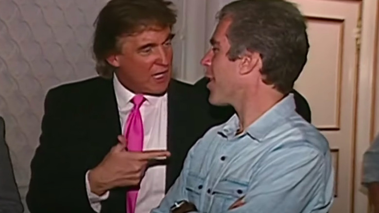 Jeffrey Epstein et Donald Trump discutent