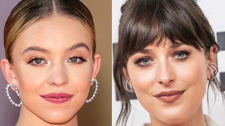 Sydney Sweeney et Dakota Johnson lors d'événements 