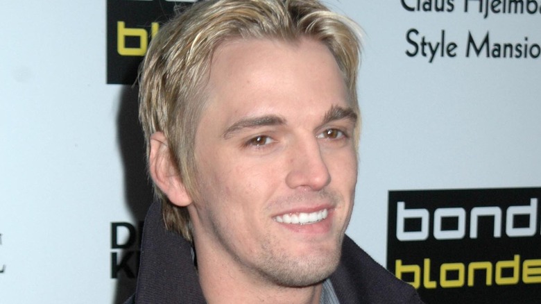 Aaron Carter souriant