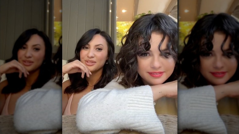 Francia Raísa et Selena Gomez dans la vidéo TikTok