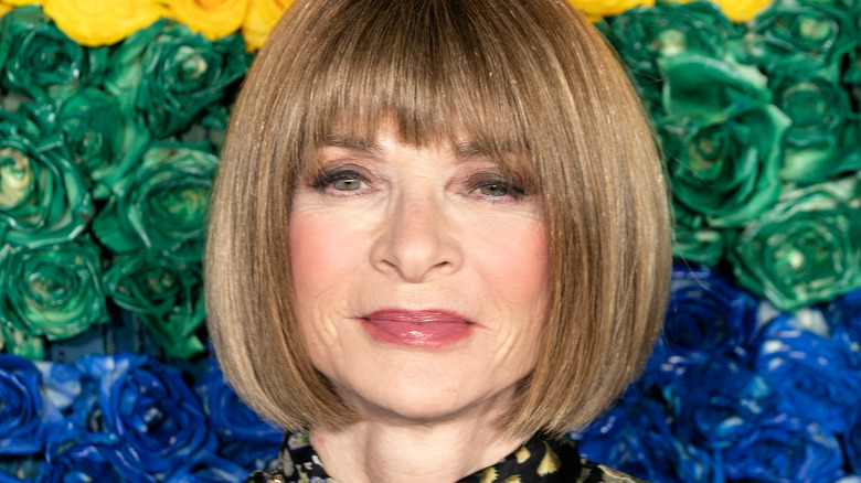 Anna Wintour posant