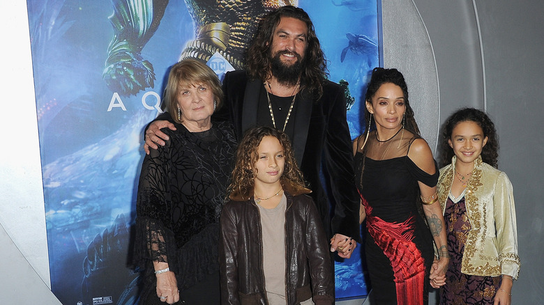 Jason Momoa, Coni Momoa et sa famille en 2018.