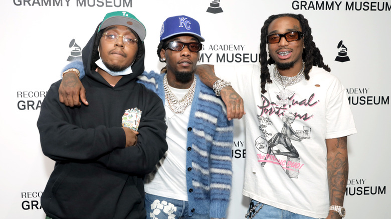 Migos posant ensemble