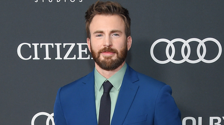 Costume bleu Chris Evans