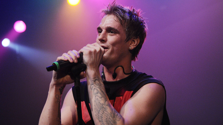 Aaron Carter sur scène