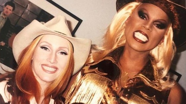 RuPaul et Michelle Visage à l'époque du RuPaul Show