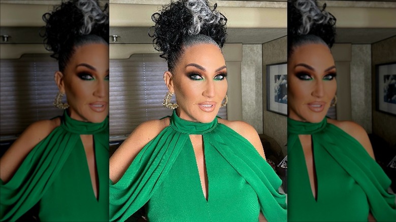 Michelle Visage en vert