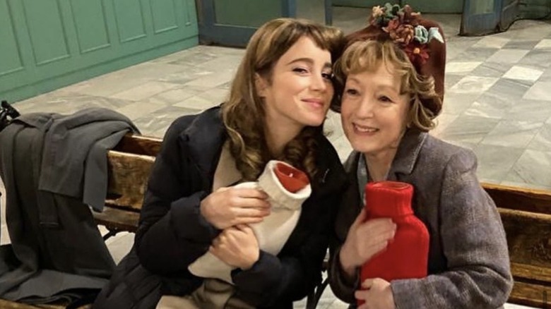 Alba Baptista et Lesley Manville