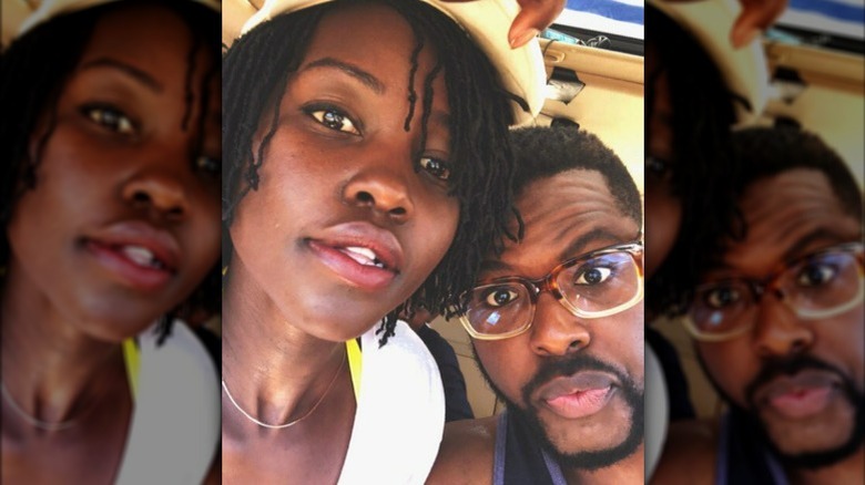 Selfie de Lupita Nyong'o et Winston Duke