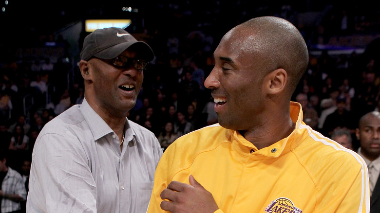 Joe Bryant avec Kobe Bryant