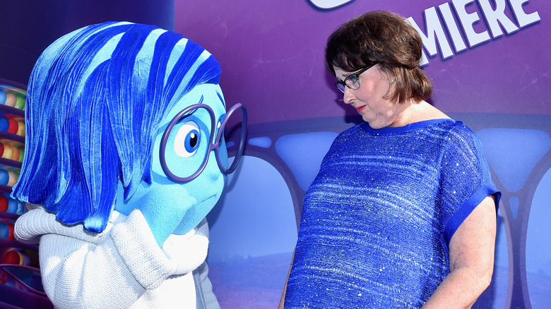 Personnage de Phyllis Smith à l'envers