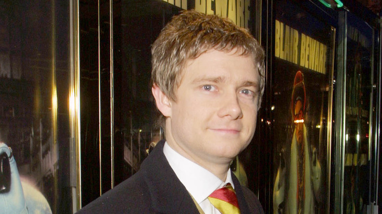 Jeune Martin Freeman souriant