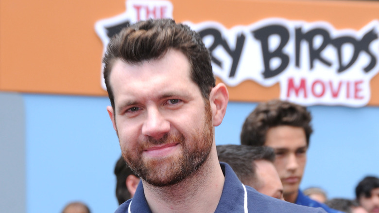 Billy Eichner souriant, avant-première de "Angry Birds"