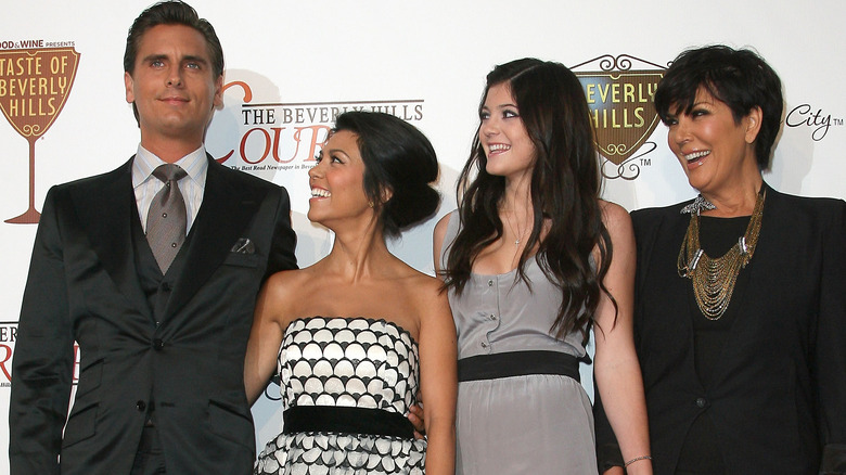 Scott Disick, Kourtney Kardashian, Kylie Jenner et Kris Jenner 