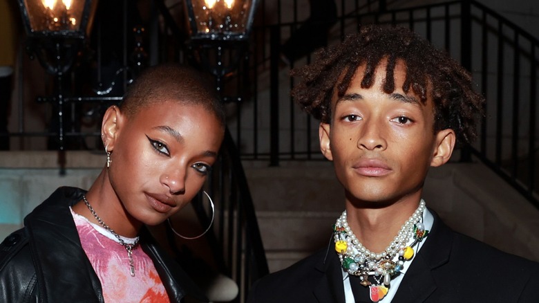 Willow et Jaden Smith posent