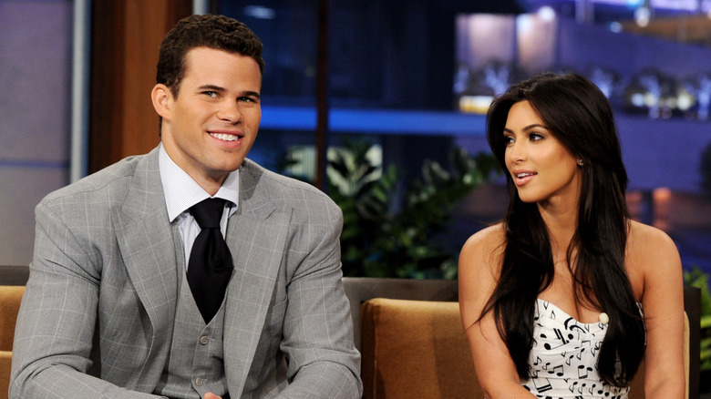 Kris Humphries et Kim Kardashian lors d'une interview