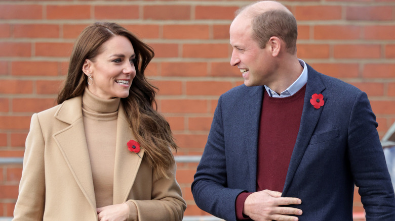 Le prince William et Kate Middleton lors d'un événement