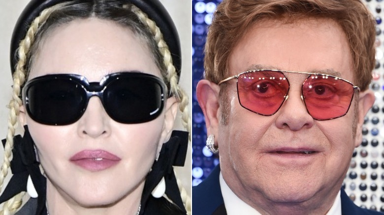 lunettes de soleil madonna elton john