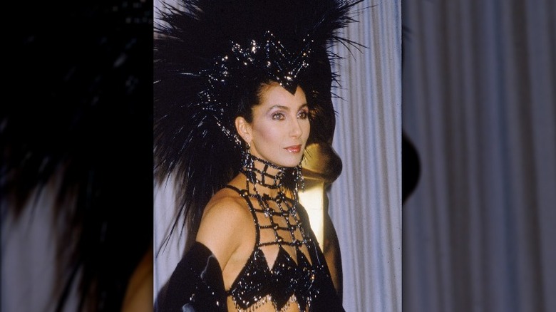 Cher dans sa coiffure des Oscars de 1986