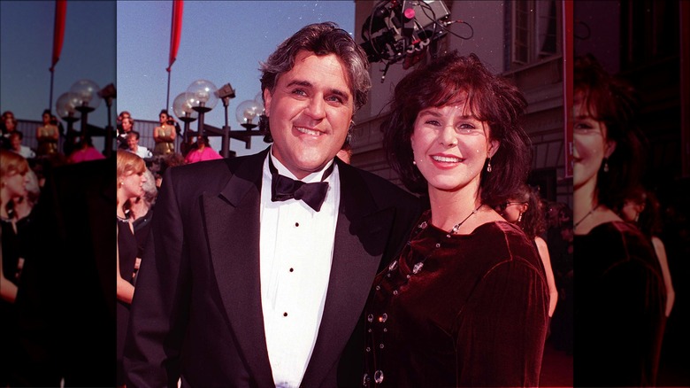 Jay Leno et Mavis Leno souriant