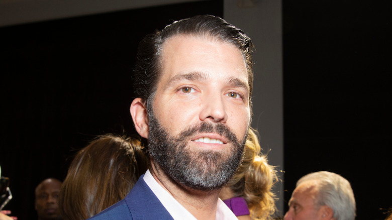 Donald Trump Jr souriant