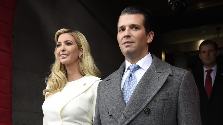 Ivanka Trump et Donald Trump Jr. 