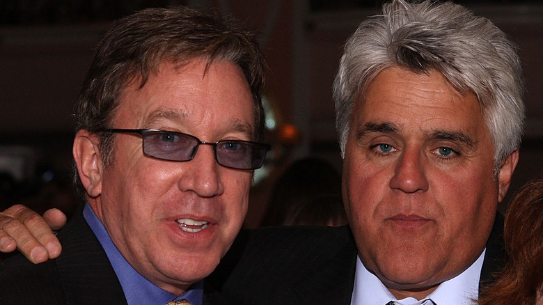 Tim Allen et Jay Leno posent ensemble