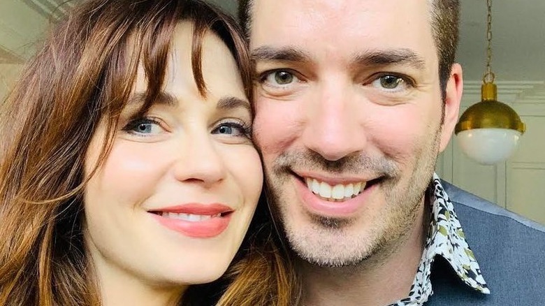 Selfie de Zooey Deschanel et Jonathan Scott