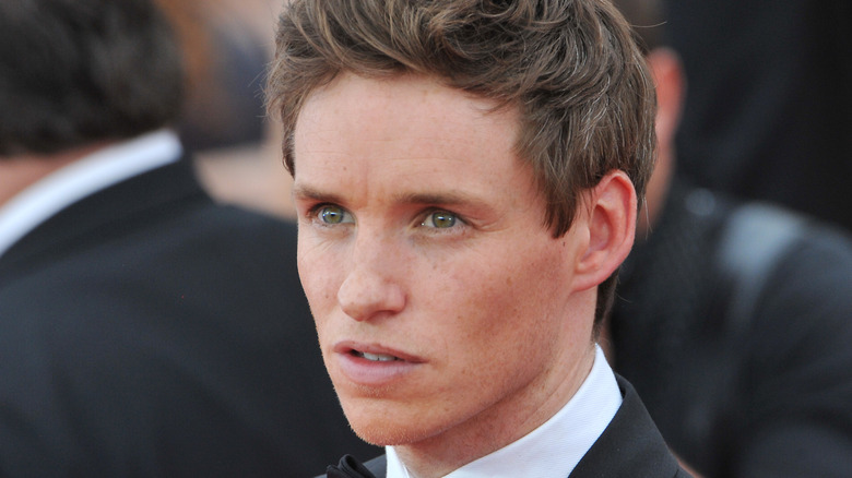 Eddie Redmayne regardant vers la distance