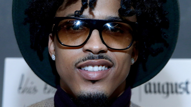 August Alsina lors d'un pop up privé 