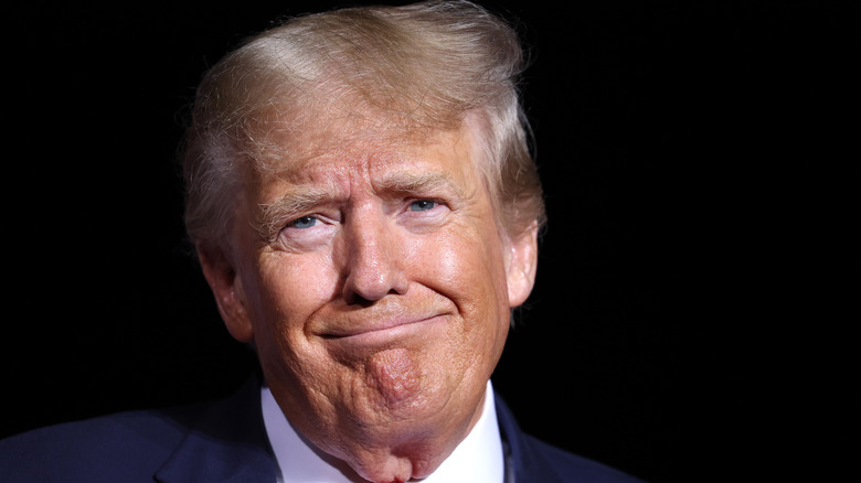 Donald Trump, souriant