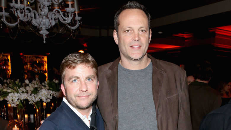 Peter Billingsley et Vince Vaughn posant