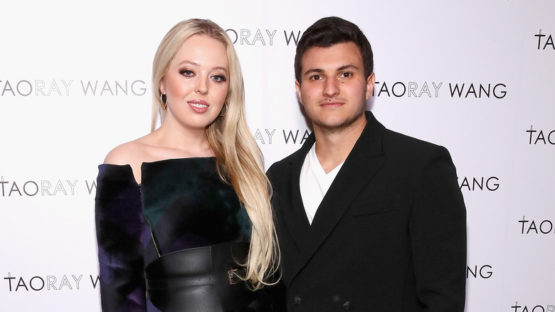 Tiffany Trump et Michael Boulos posent