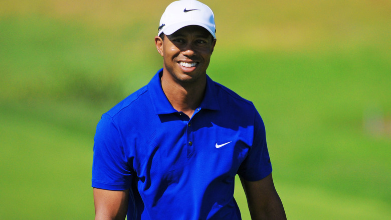 Tiger Woods souriant