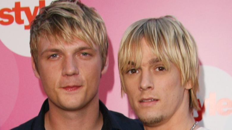 Aaron Carter et Nick Carter en 2006