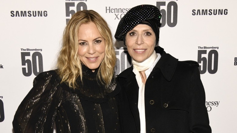 Maria Bello Dominique Crenn souriant